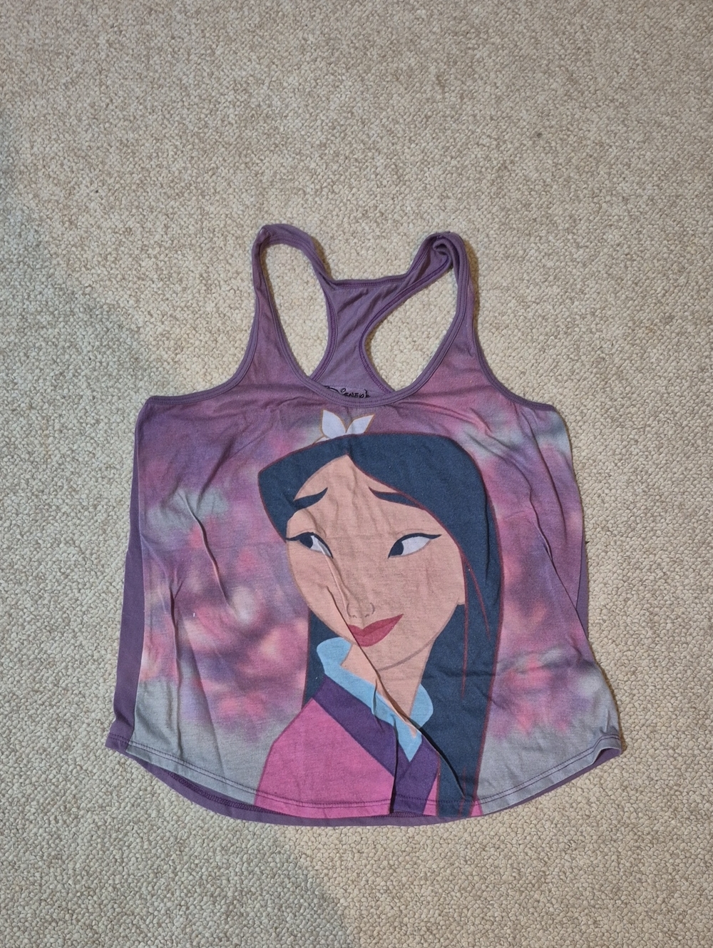 Disney Mulan Graphic Racerback Tank Top – Women's Large